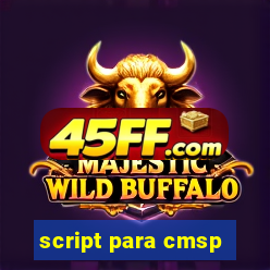 script para cmsp